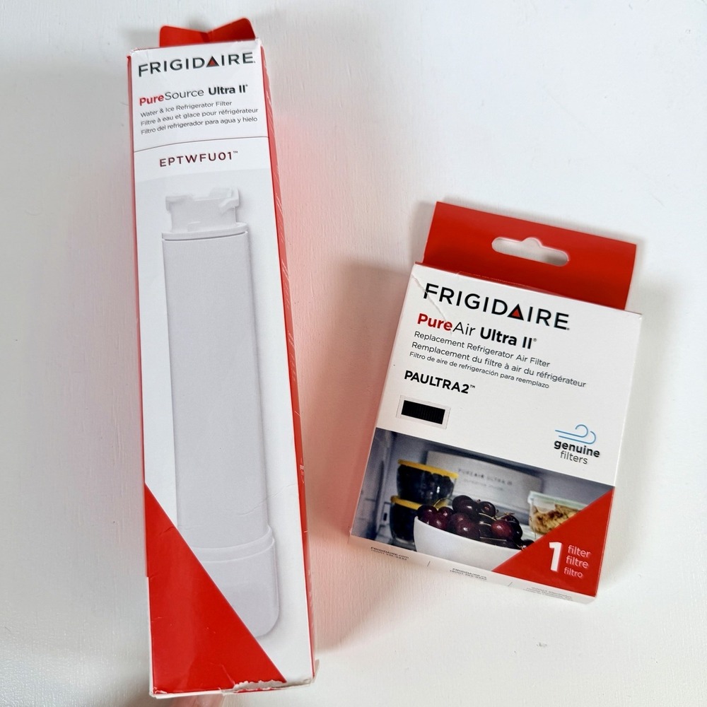 Frigidaire PureSource Ultra II Water Filter EPTWFU01 & PureAir II PAULTRA2 Set